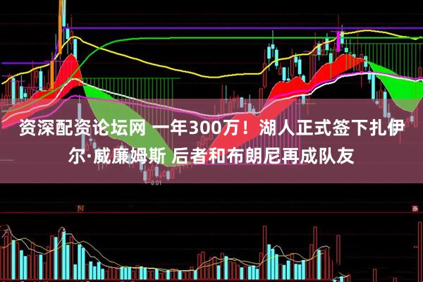 资深配资论坛网 一年300万！湖人正式签下扎伊尔·威廉姆斯 后者和布朗尼再成队友